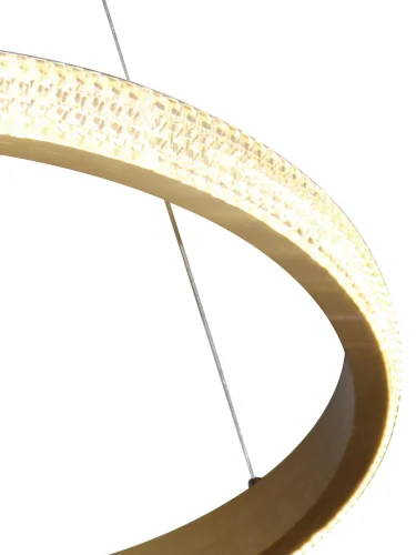 Светильник подвесной LED с пультом INNOVATION STYLE 83012 Natali Kovaltseva золотой 1 лампа, основание золотое в стиле хай-тек с пультом кольца фото 4